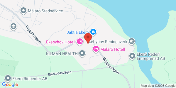 Karta för Bilprovningen - Ekerö