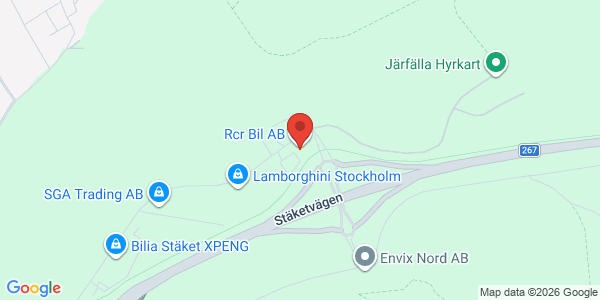 Karta för Bilprovningen - Järfälla