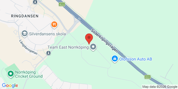 Karta för Bilprovningen - Norrköping