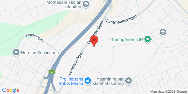 Karta för Bilprovningen - Trollhättan