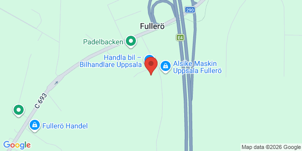 Karta för Bilprovningen - Uppsala