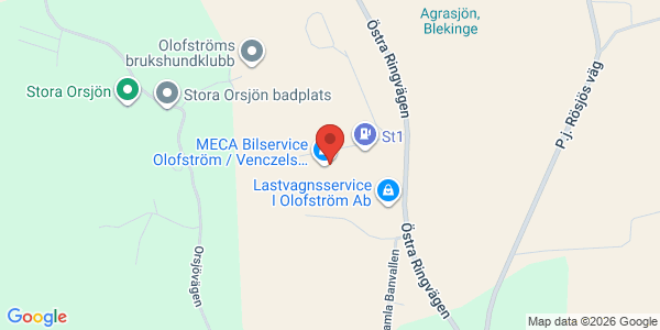 Karta för Carspect - Olofström