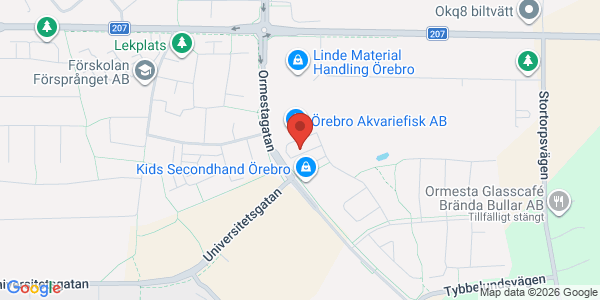 Karta för Carspect - Örebro