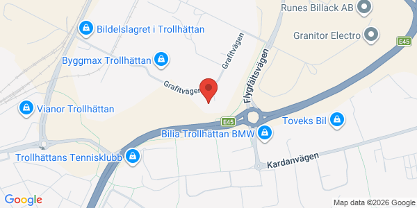 Karta för Carspect - Trollhättan