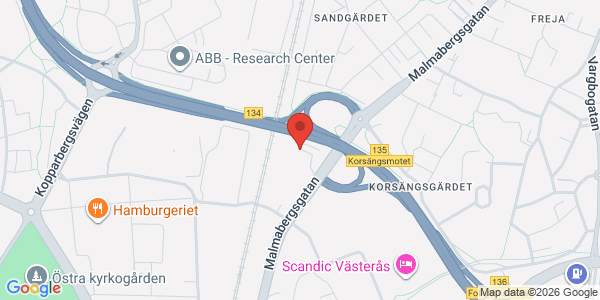 Karta för Carspect - Västerås