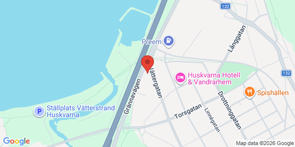 Karta för Carspect Huskvarna Grännavägen