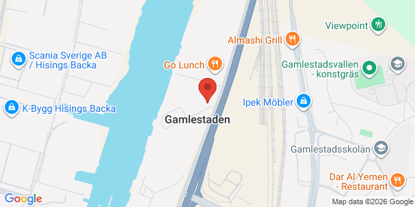 Karta för Viking Kontroll Göteborg