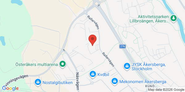 Karta för Carspect AB Åkersberga
