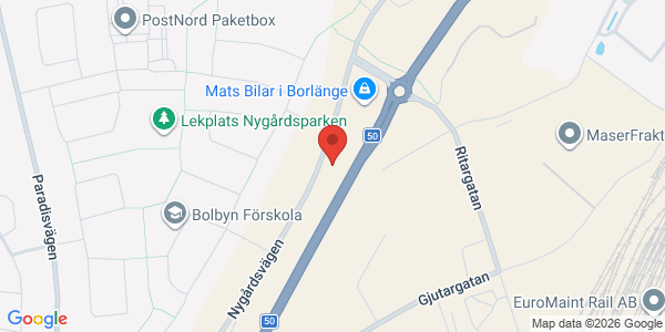Karta för Carspect AB Borlänge